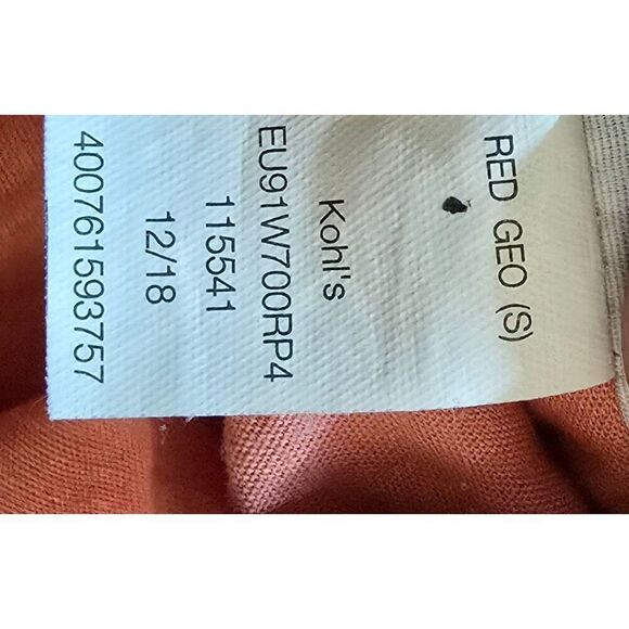 Urban Pipeline boys Coral Geo Short Sleeve Button-Up Shirt Small 100% cotton - Picture 5 of 7